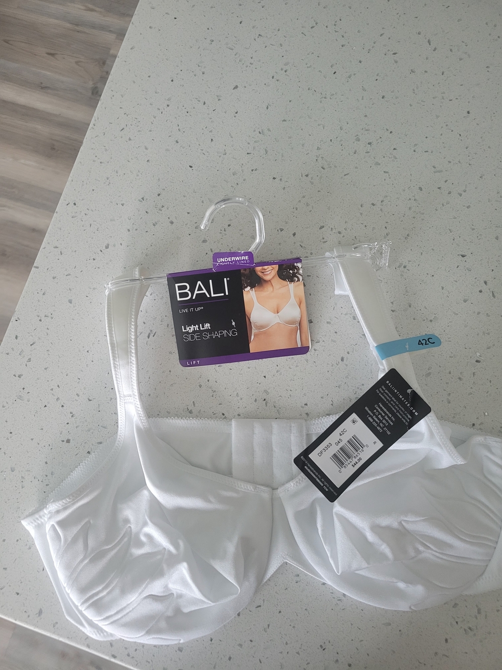Bali Light Lift Side Shaping Underwire Bra - White